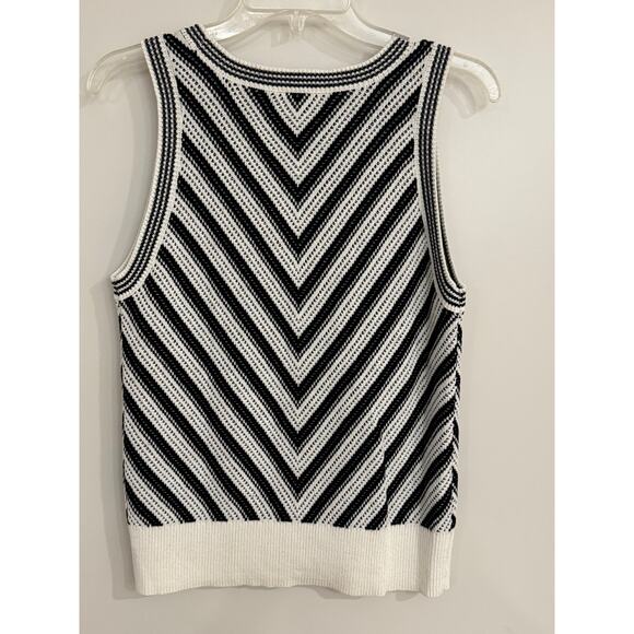 LOFT Outlet Chevron Knit Tank Top – Size M | NEW - Picture 3 of 6